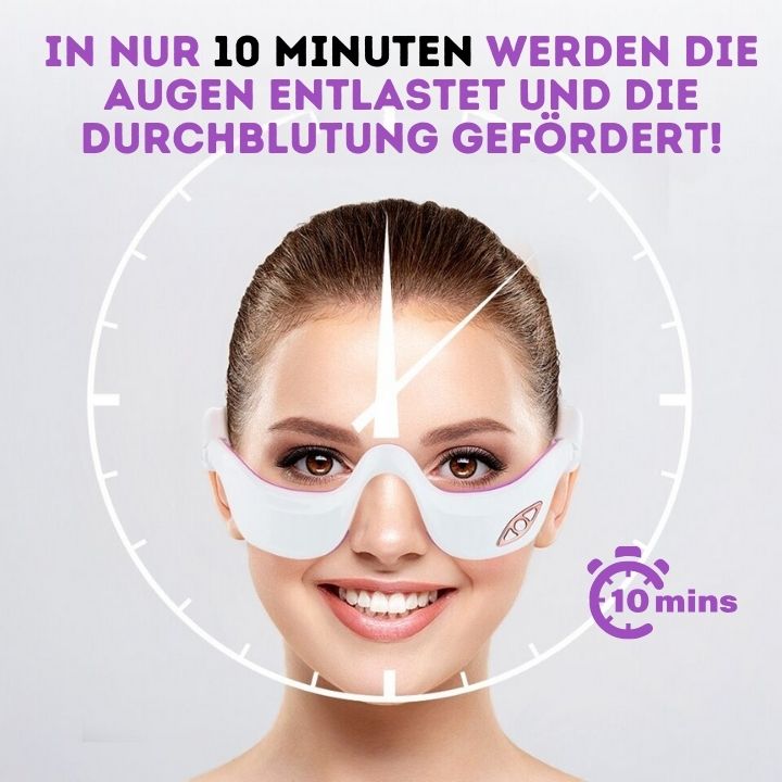 50% RABATT TEMPORÄR | RadianceEyes™ |  Erleben Sie Augenmassage jederzeit und überall!