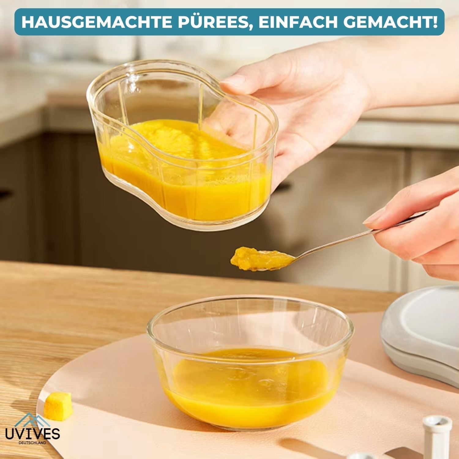 GrindWhiz™ - Handbetriebener Lebensmittelzerkleinerer und Gewürzzubereiter