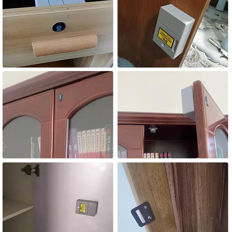Elektronisches Schrankschloss zum Selbermachen für Holzschubladen und -schränke