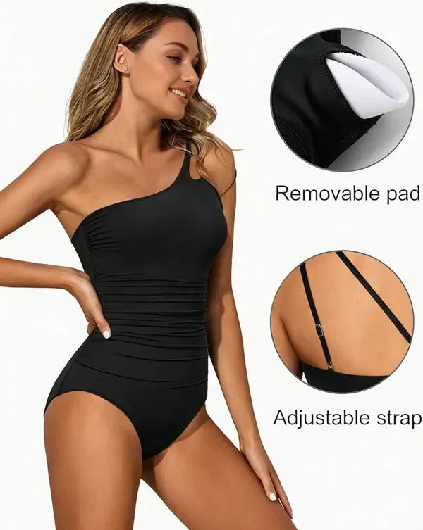 GlamSuit™ – One-Shoulder-Badeanzug