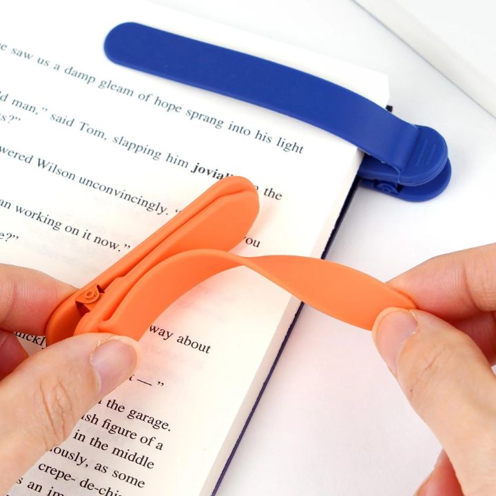 Smartes Silikon-Lesezeichen mit starker Haftung (6 Stück)