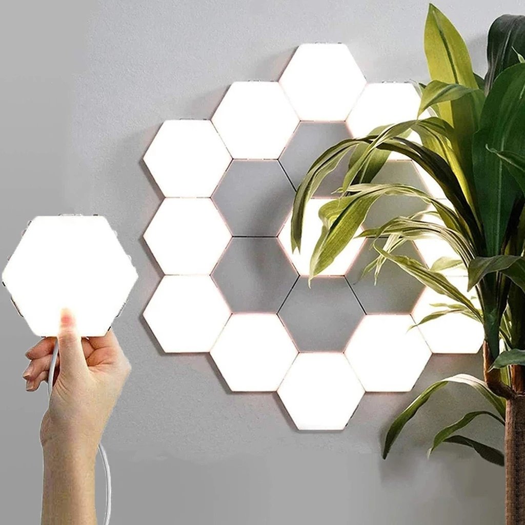 1+1 GRATIS | LumaHexa™ Verwandeln Sie jede Wand in ein atemberaubendes, stimmungsvoll perfektes Leuchtspiel