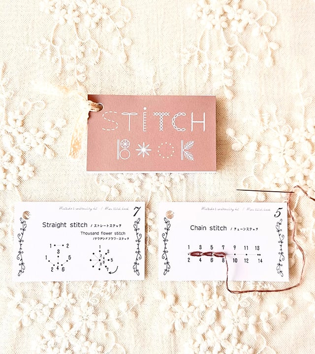 StitchBook™ - Kreatives Mini-Nähstichbuch