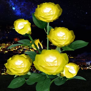 RoseGlow – Romantische Gartenbeleuchtung ganz ohne Strom