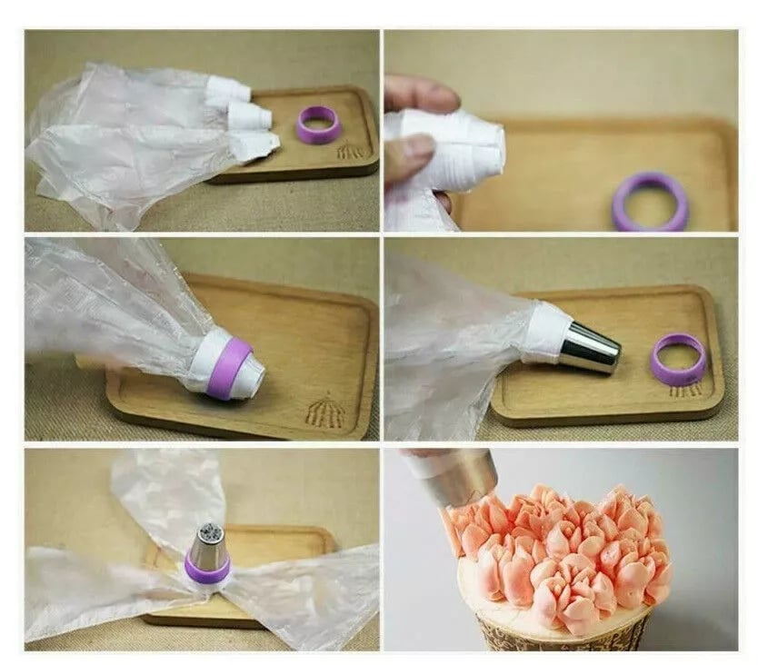 SilverCraft™ Piping Meister Set — Erstellen Sie atemberaubende Kuchen, die alle Blicke auf sich ziehen