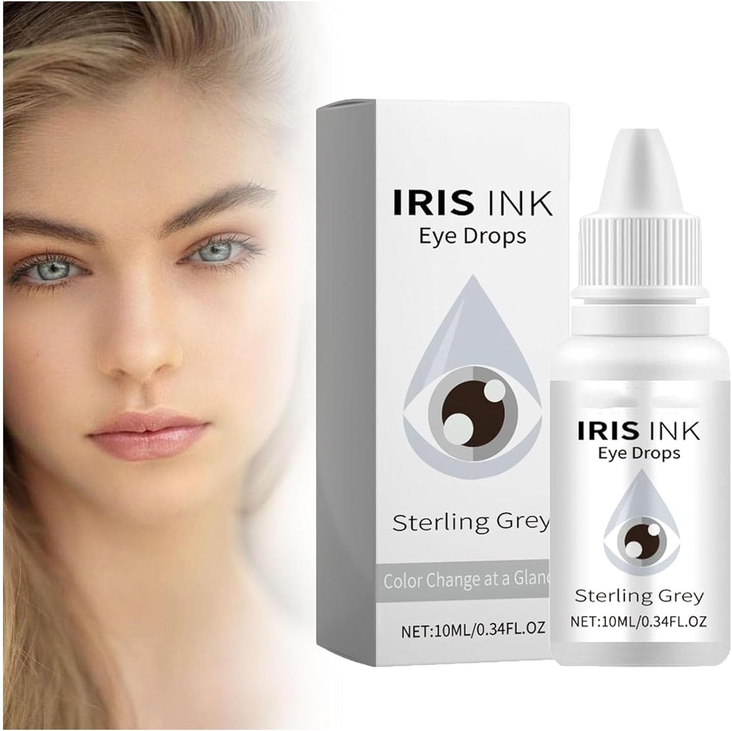 Augenpflege Tropfen | Intensive Feuchtigkeit | Betonung der Augenfarbe | FlexiTote