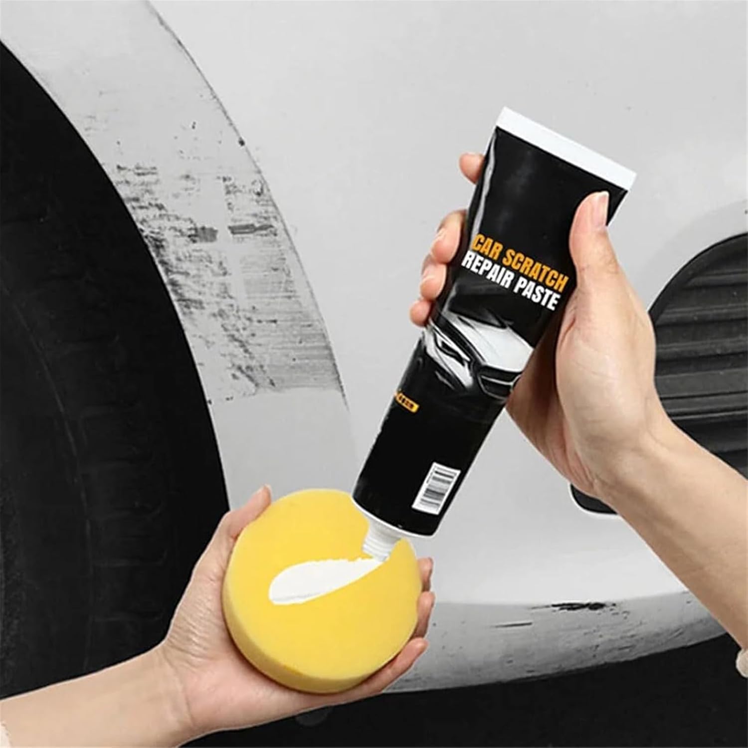 2+2 Gratis | AutoKratzer Reparaturpaste™ Mühelose Entfernung unschöner Kratzer und Schrammen