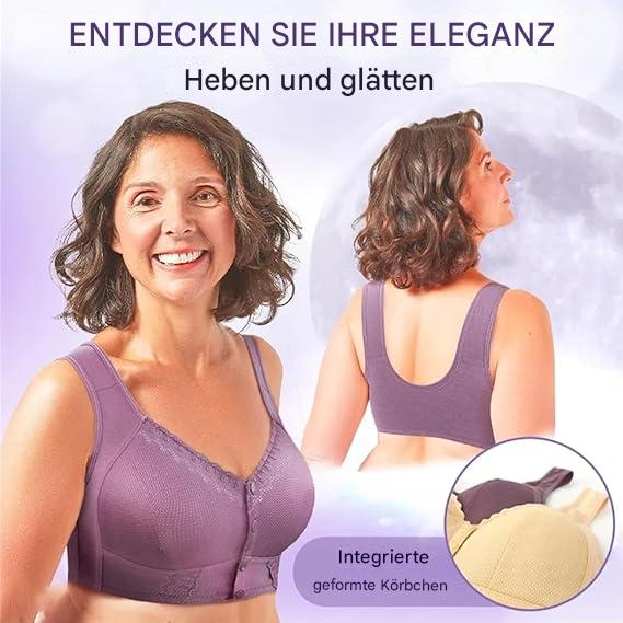 1+1 Gratis | Baumwoll-BH mit Frontverschluss für Senioren