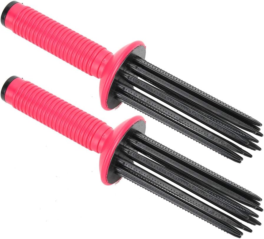 Tragbares professionelles 17-Zahn-Haarkamm-Set mit fluffigen Locken