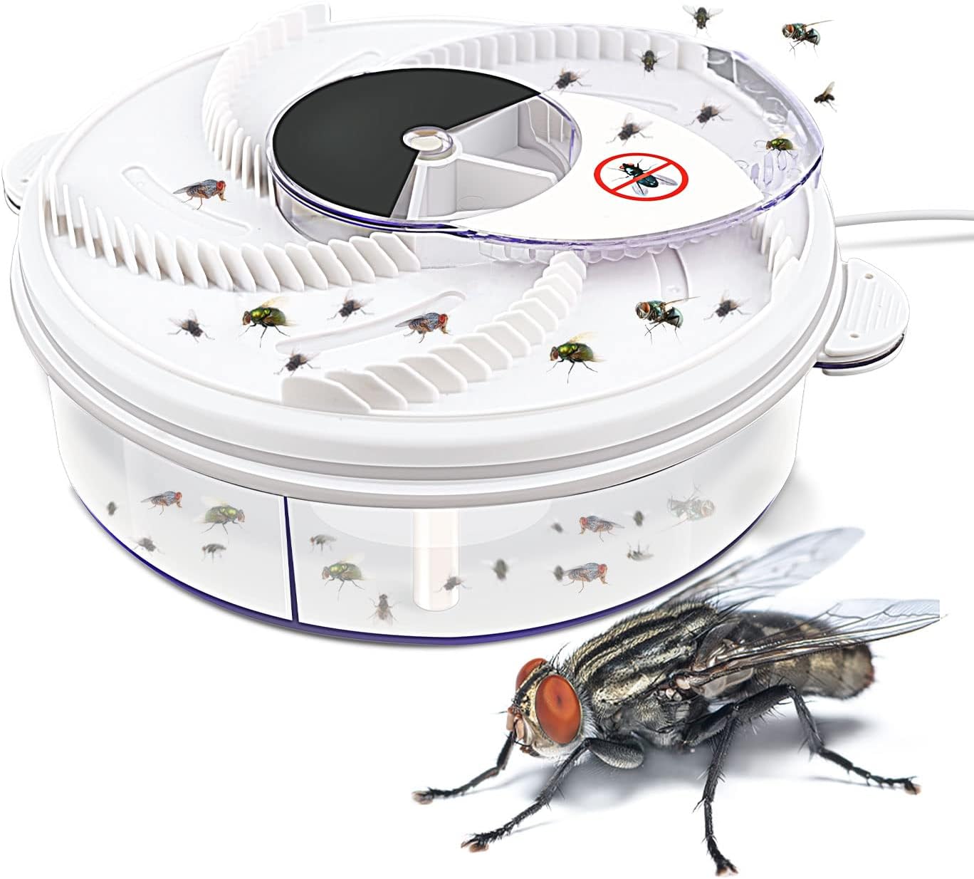 ZapAway™ – Sorgt für eine ruhige Umgebung durch leises Eliminieren von Fliegen