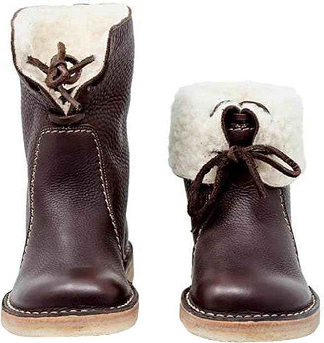 Elodie Damenstiefel | Wasserdicht mit Wollfutter | Vintage Winter Boots | 50% Rabatt