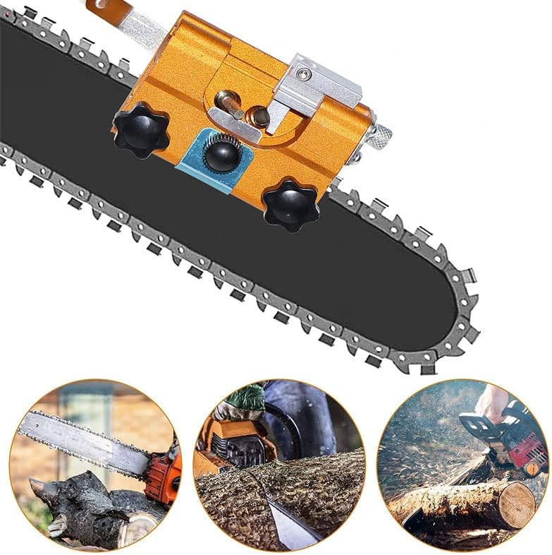 ChainSlice™ - Tragbarer Kettensägenschärfer für müheloses Schneiden