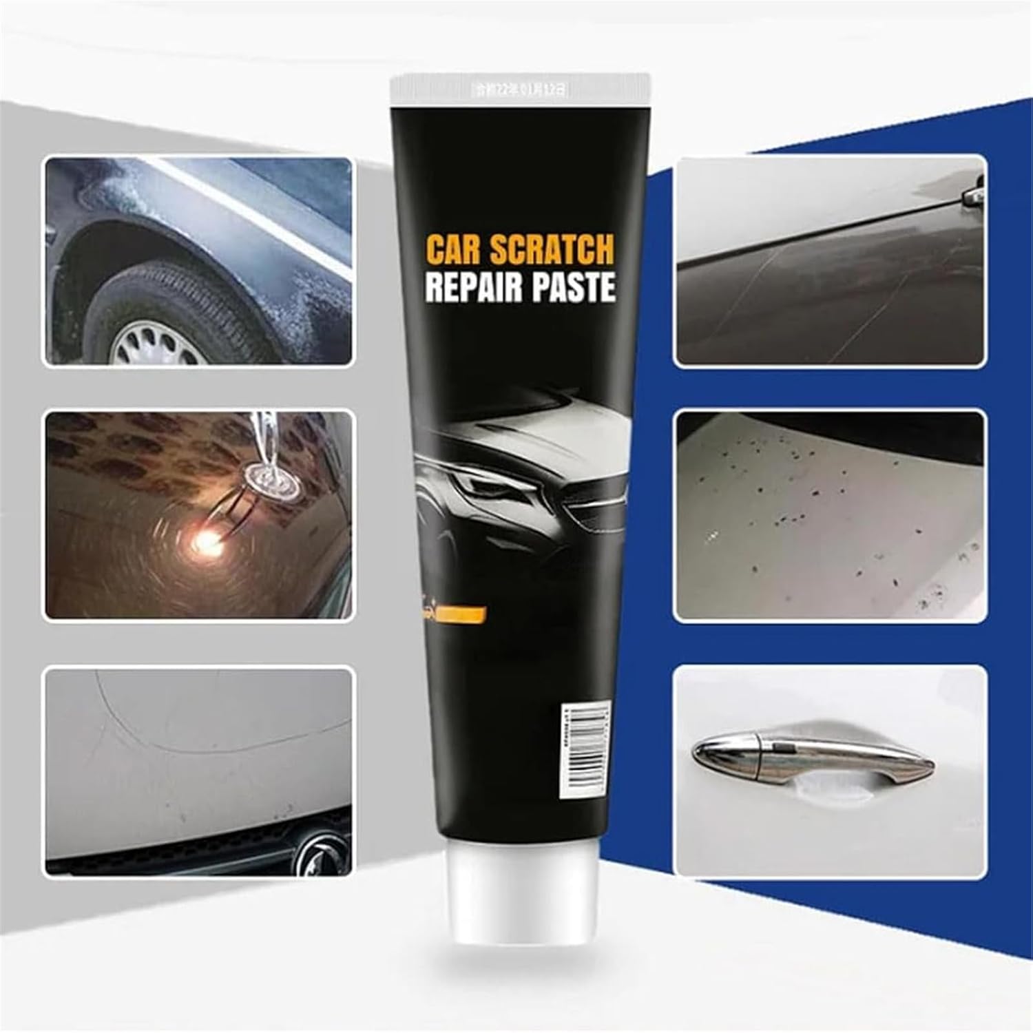 2+2 Gratis | AutoKratzer Reparaturpaste™ Mühelose Entfernung unschöner Kratzer und Schrammen