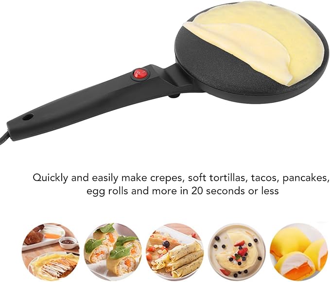 CrepeMaster™ – Elektrischer Crêpe-Maker mit Antihaftbeschichtung