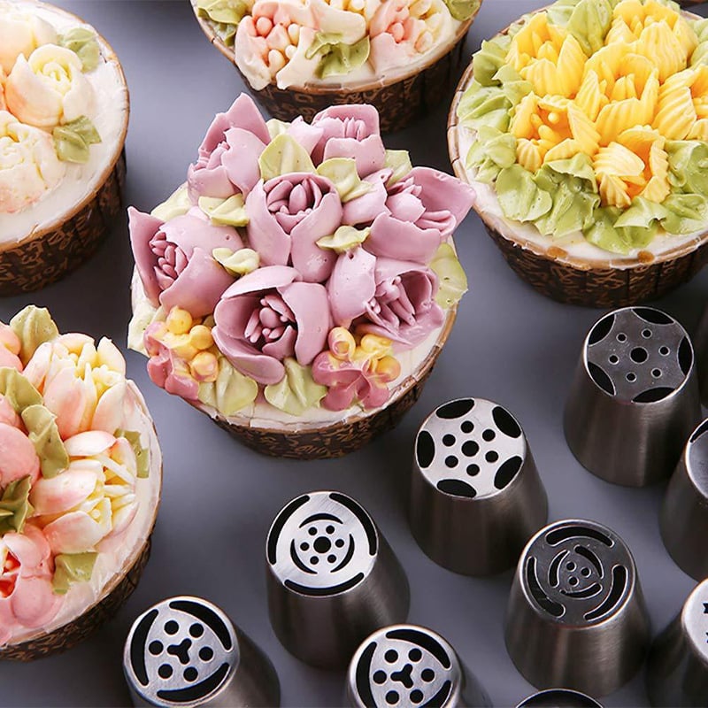 SilverCraft™ Piping Meister Set — Erstellen Sie atemberaubende Kuchen, die alle Blicke auf sich ziehen