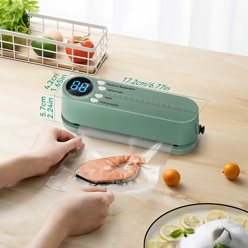 Mini Kabelloses Vakuumiergerät – Frische Lebensmittel im Handumdrehen