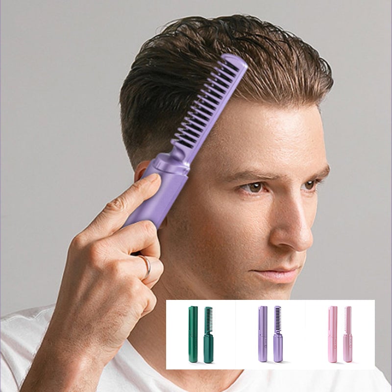 SilkWave™ Mini Stylingbürste – Glanz, Geschmeidigkeit und Selbstvertrauen für unterwegs