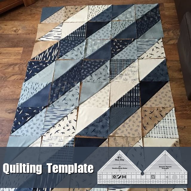 QuiltPro™ - 90-Grad Doppelstreifen-Steppmaß