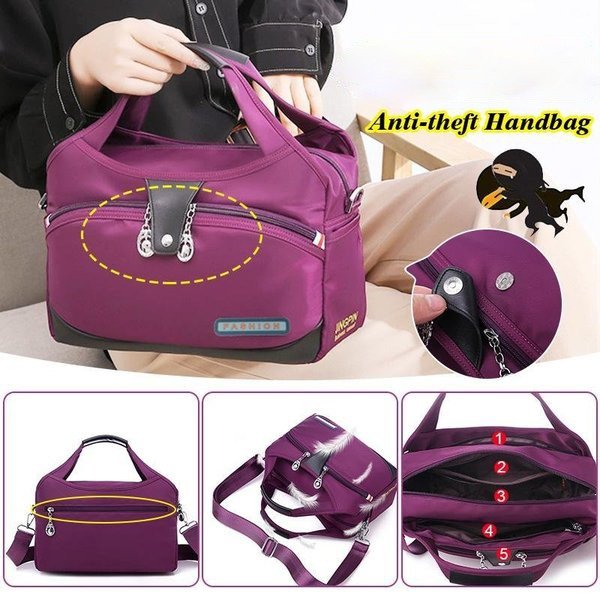 Securella™ - Modesicher Diebstahlschutz-Handtasche
