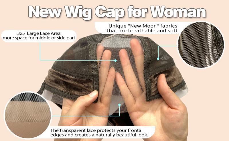 1+1 GRATIS | Invisible Grip Cap™ Hält Perücken den ganzen Tag sicher an ihrem Platz und verhindert so ein Verrutschen und Unbehagen