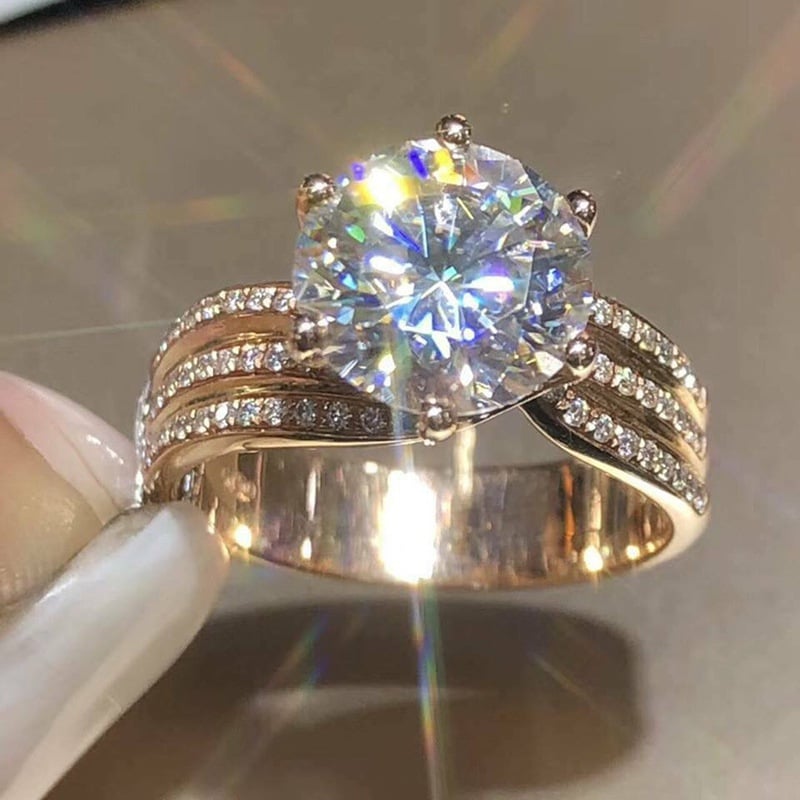 3-Karat PlumCutia™ Ring – Entfache in jedem Raum unaufhaltsames Funkeln und eleganten Komfort