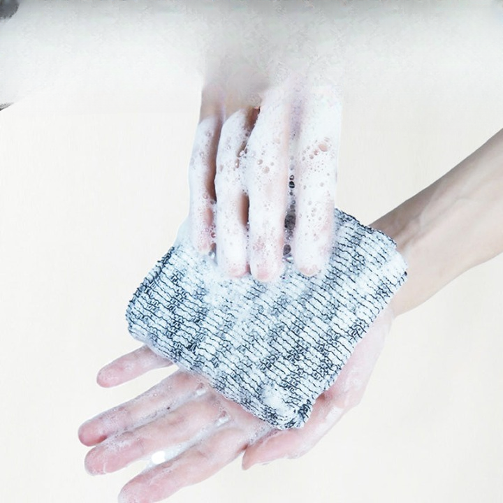 1+1 GRATIS | Antibakterielles Carbonfaser-Badetuch mit sanfter Peelingwirkung