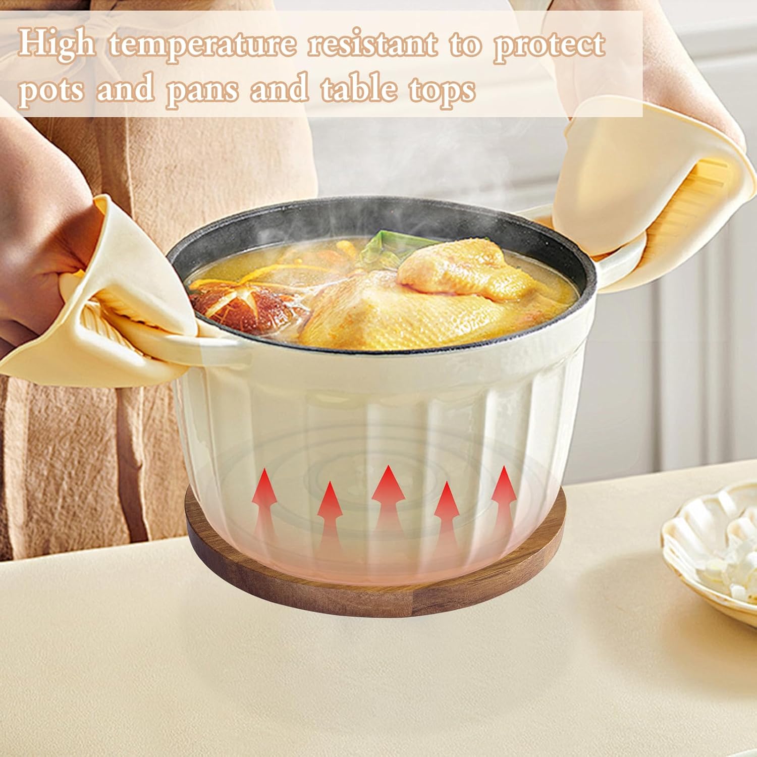 MagniWood™ | Magnetische Untersetzer aus Holz