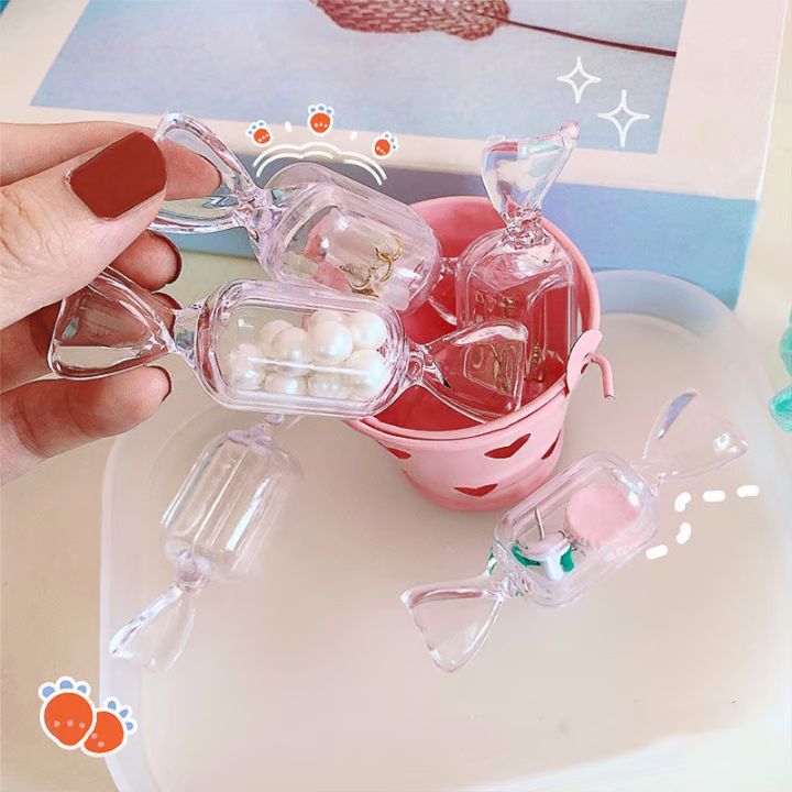 Bonbonförmige Schmuckbox – 20 Stücke für Ringe & Ohrringe
