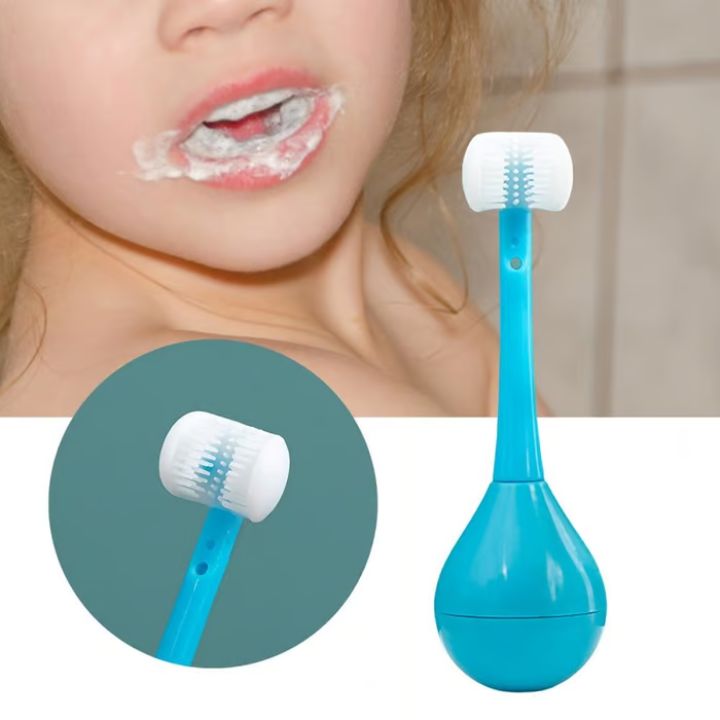 1+1 Gratis | Drei-Seiten-Zahnbürste für Kinder