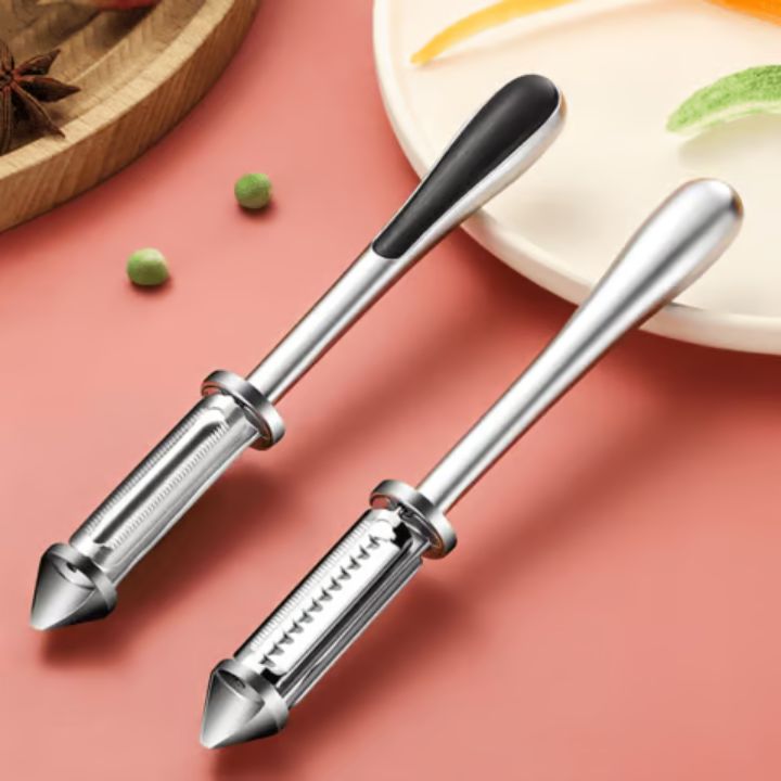 1+1 Gratis | 3-in-1 Edelstahl-Gemüseschäler