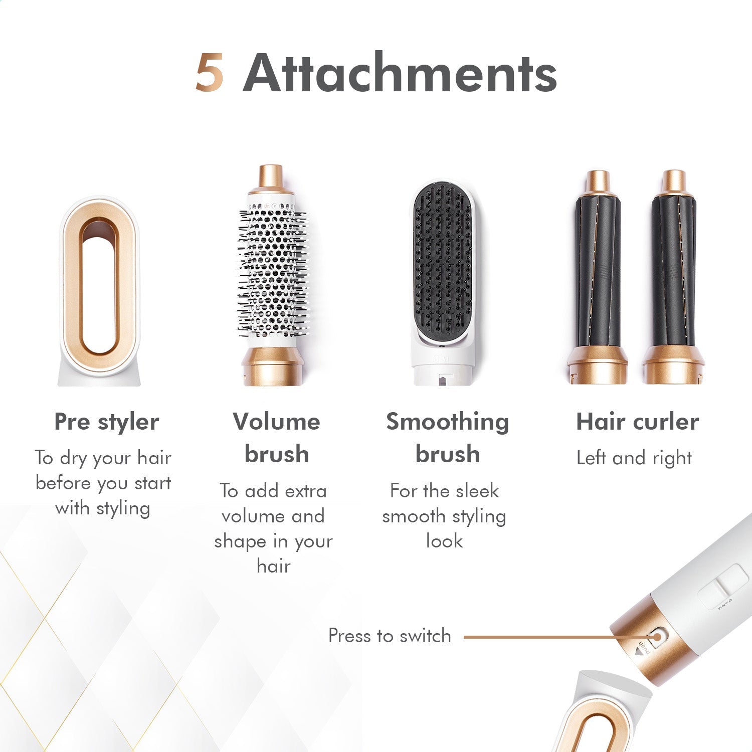 Voluxe™ – All-in-One-Haartool für perfekte Styles (50% Rabatt)