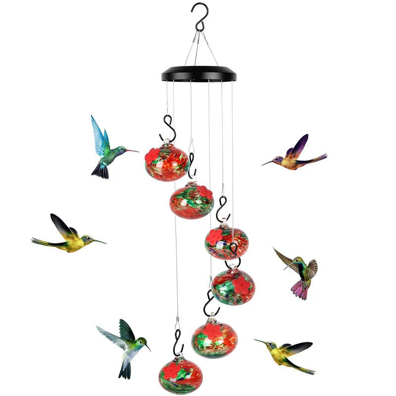ChimeFeeder™ - Charmante Windspiele Kolibri-Futterspender