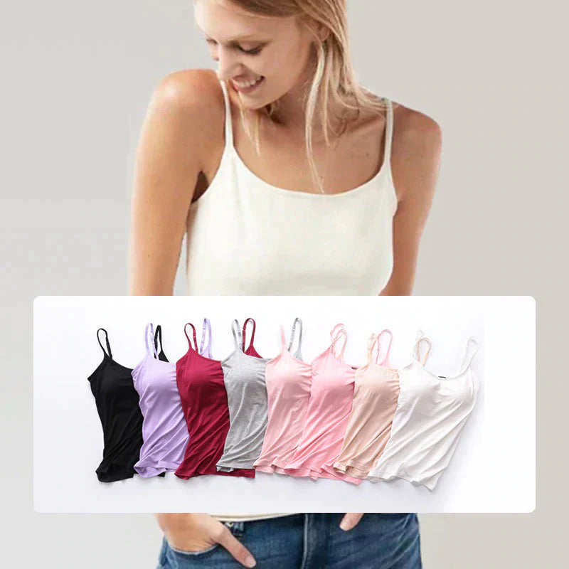 1+1 Gratis | Tank mit integriertem BH™ - Gehen Sie stilvoll und bequem braless!