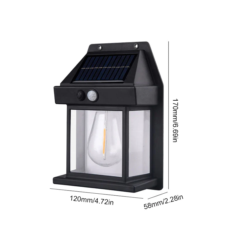 SolarClear® - Solarbetriebene Wandleuchte