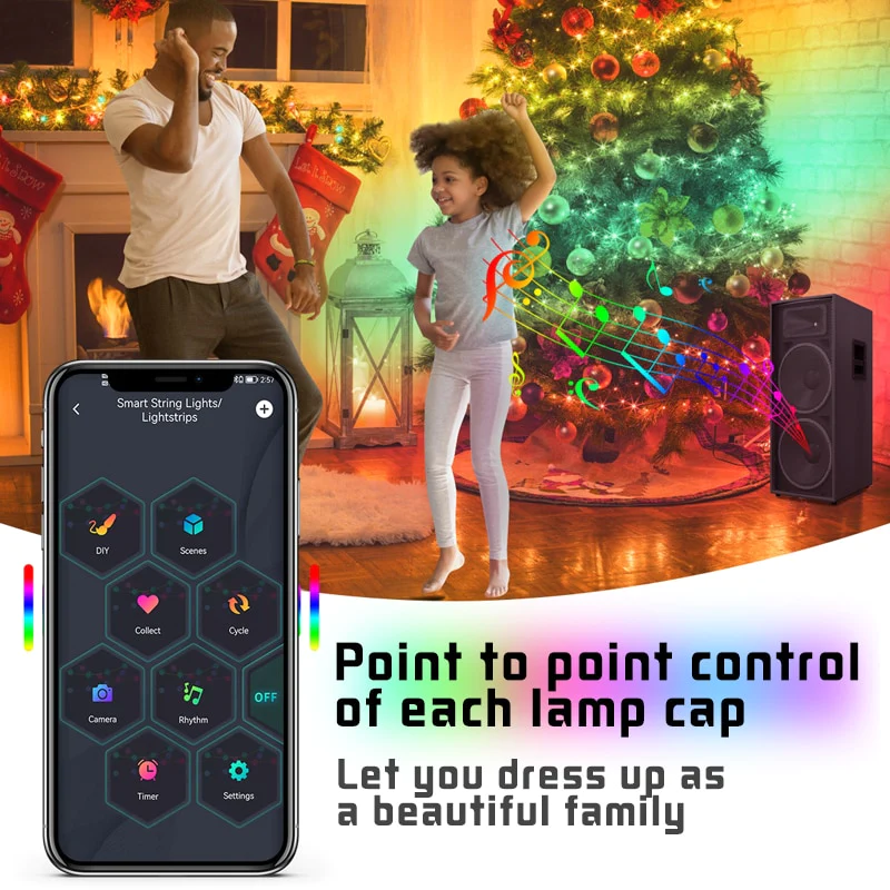 Christmas Tree™ - RGB-Lichter Smart Bluetooth-Steuerung