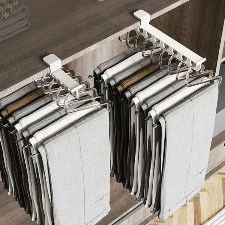 Platzsparender Kleiderschrank-Organizer