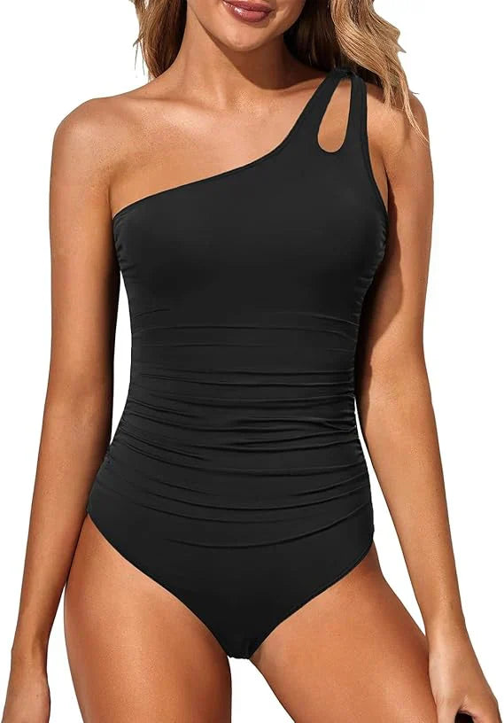 GlamSuit™ – One-Shoulder-Badeanzug