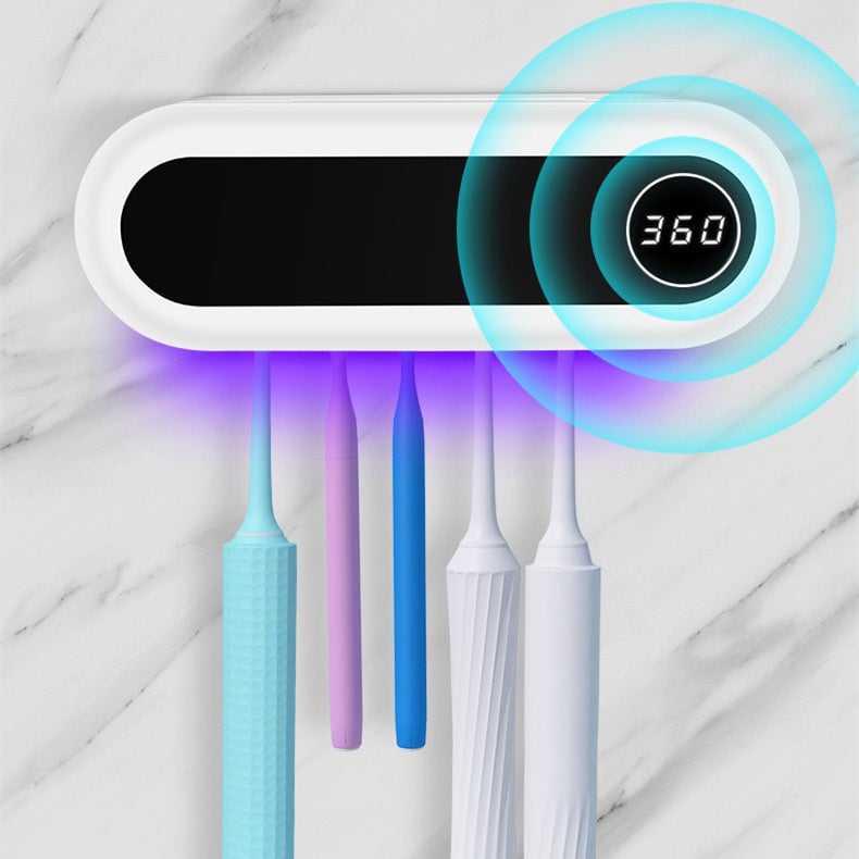 Purette™ - Wandmontierter Intelligenter Zahnbürstenhalter UV-Sterilisator
