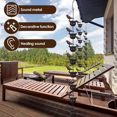 RainCharm – Dekorative Regenkette für Garten &amp; Terrasse
