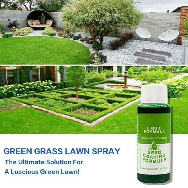 1+1 GRATIS | EmeraldSpring™ Rasenpflege-Spray – Verwandeln Sie Ihren Rasen in wenigen Tagen in eine üppige, unkrautfreie Oase