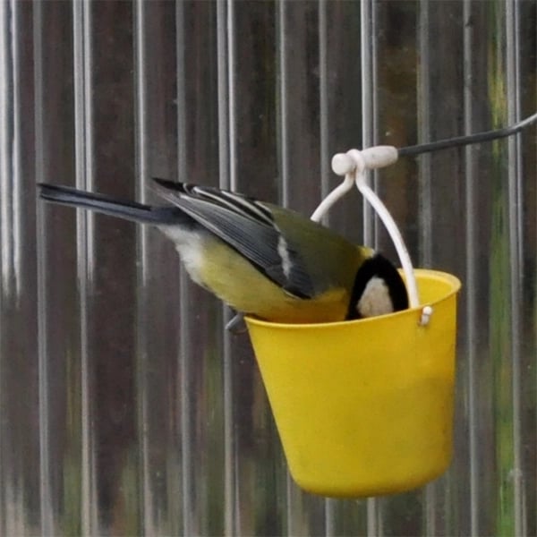 Vogelfutterstation im Riesenrad-Design