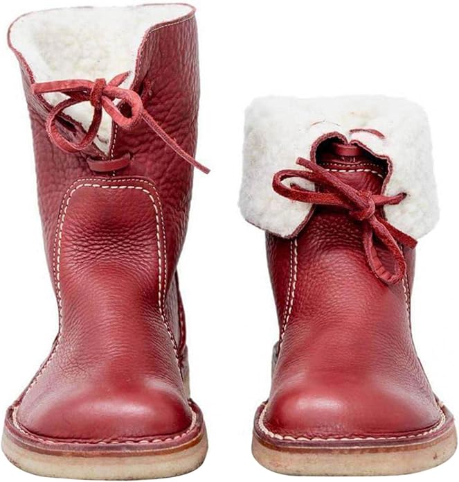 Elodie Damenstiefel | Wasserdicht mit Wollfutter | Vintage Winter Boots | 50% Rabatt