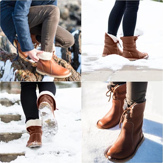 Elodie Damenstiefel | Wasserdicht mit Wollfutter | Vintage Winter Boots | 50% Rabatt