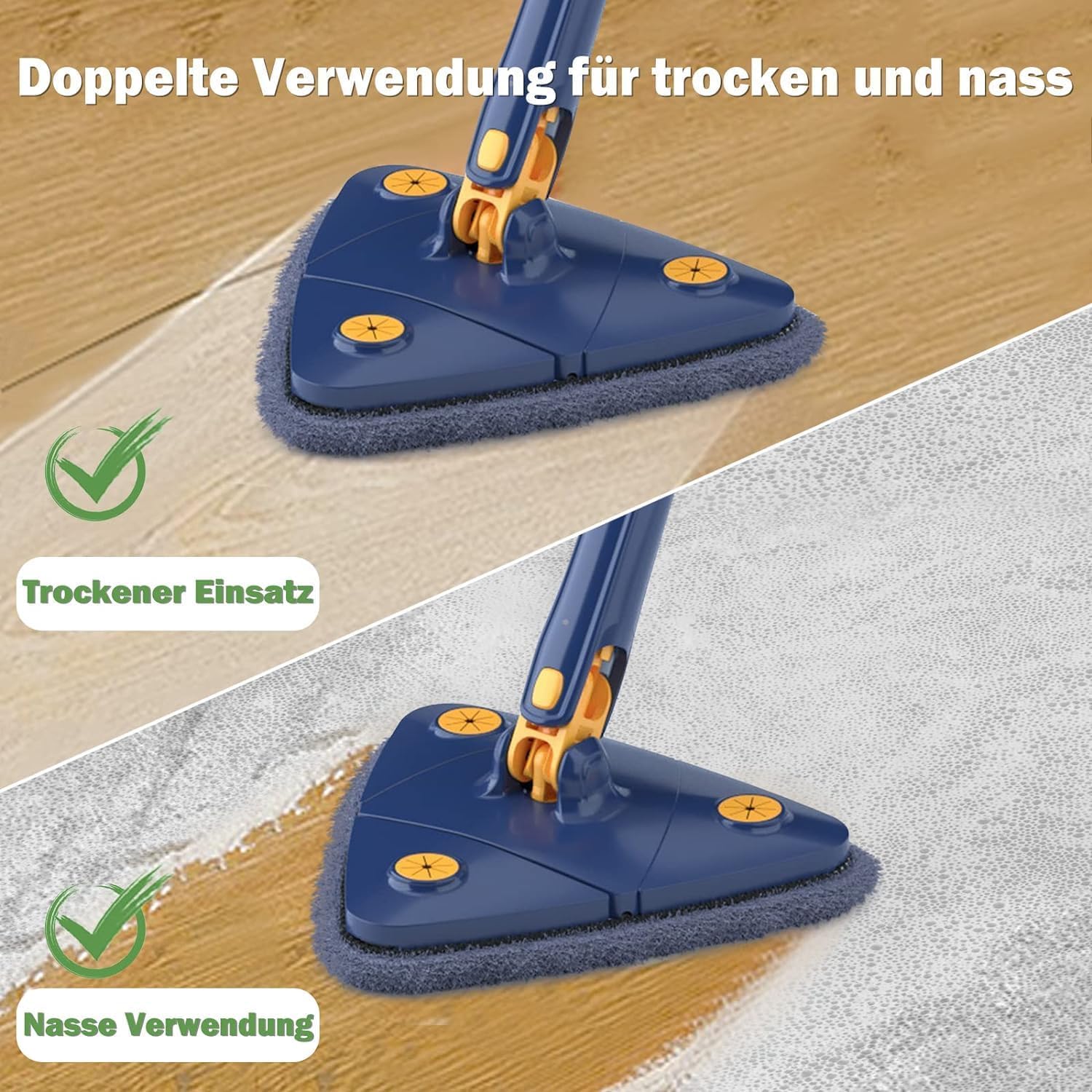 360° Rotationswischer | +3 GRATIS Wischbezüge