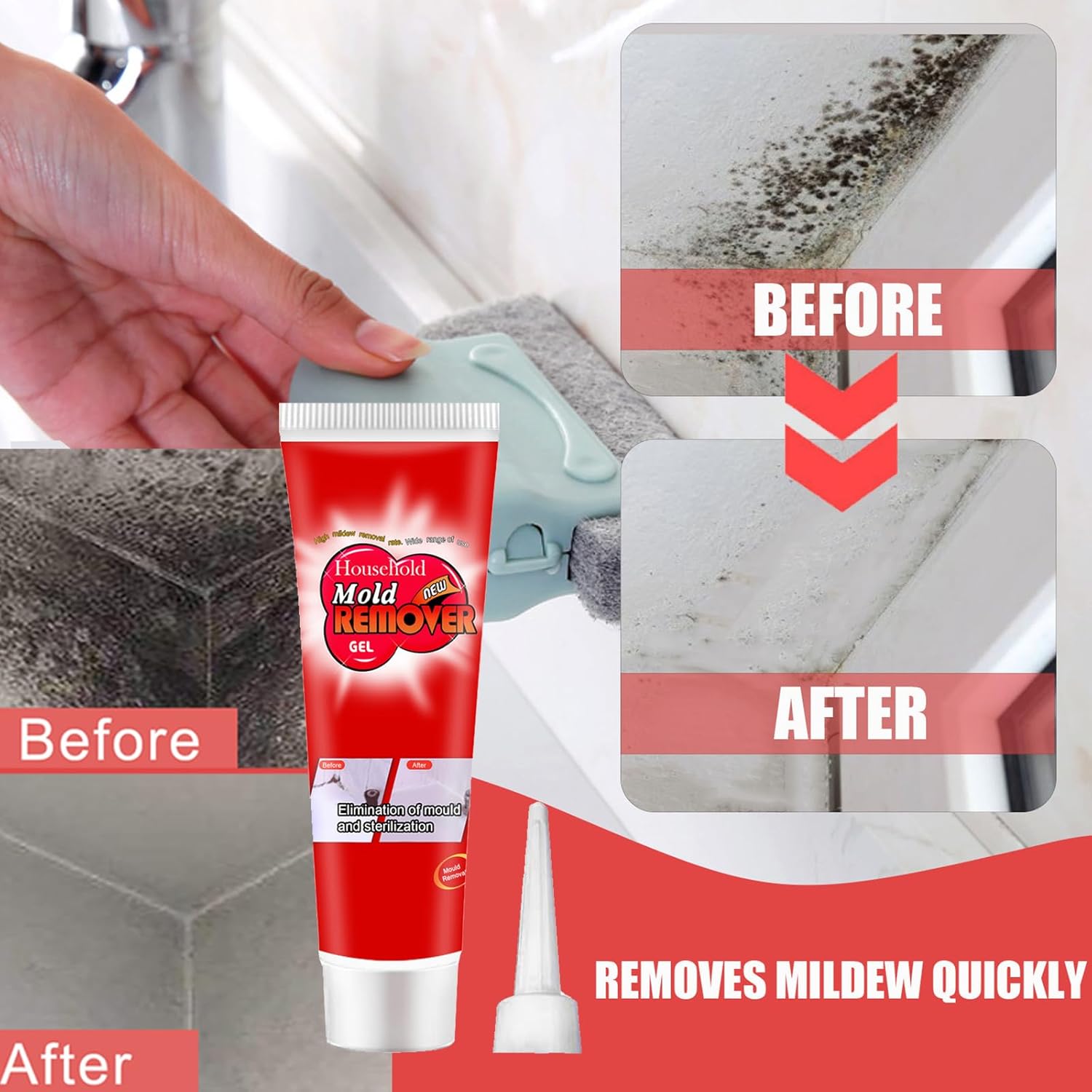 1+1 Gratis | Moldco™ Schimmel-entferner-Gel