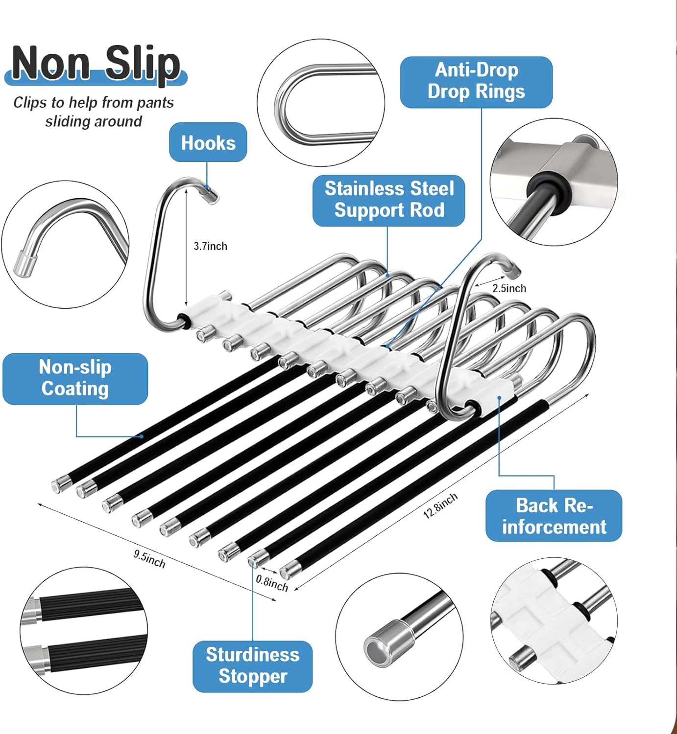 1+1 Gratis | Fold-n-Hang™ Mehrzweck-Klappbügel für Kleidung