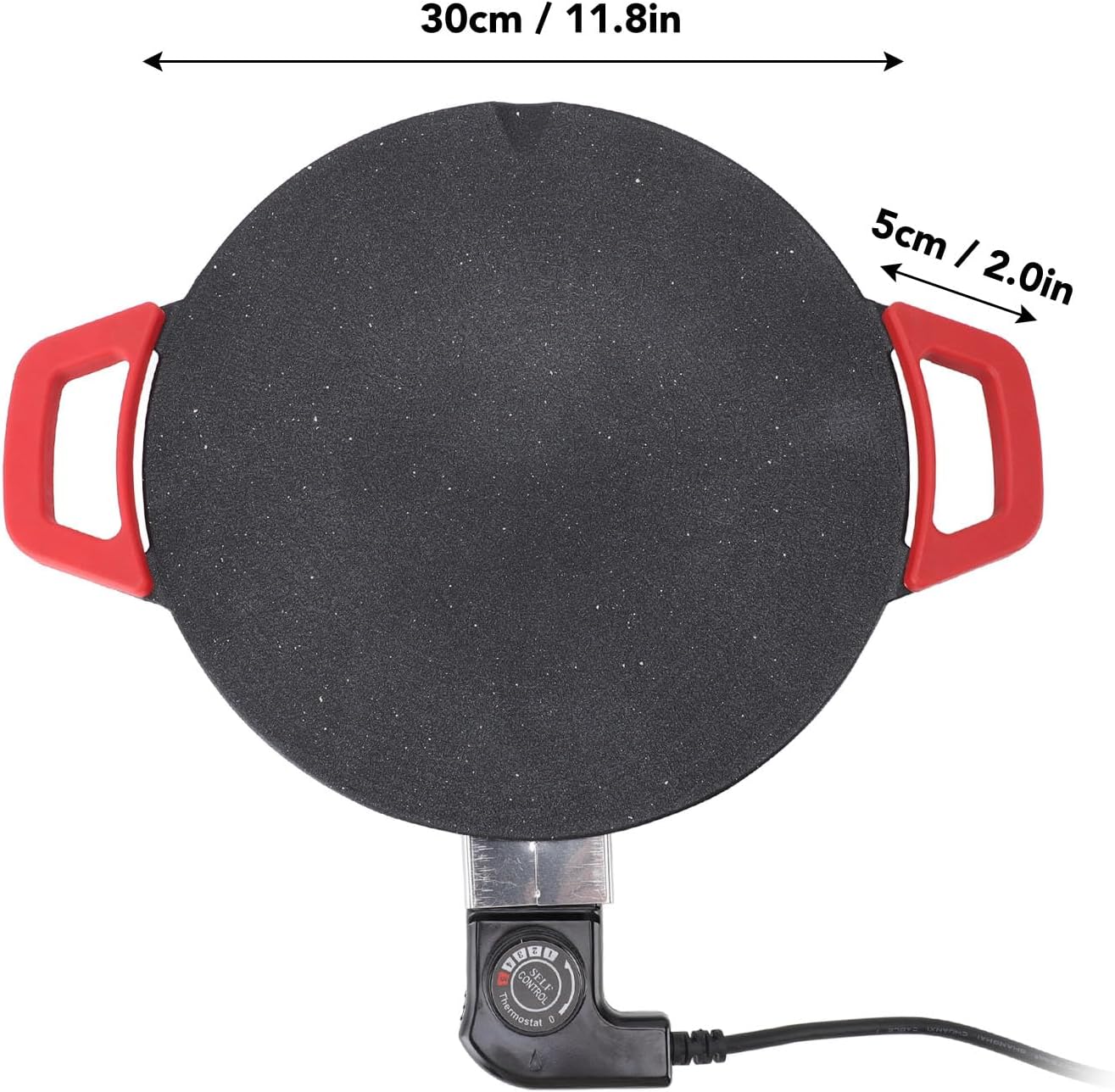 Elektrische Grillpfanne™ - Mit Antihaftbeschichtung für den Innenbereich