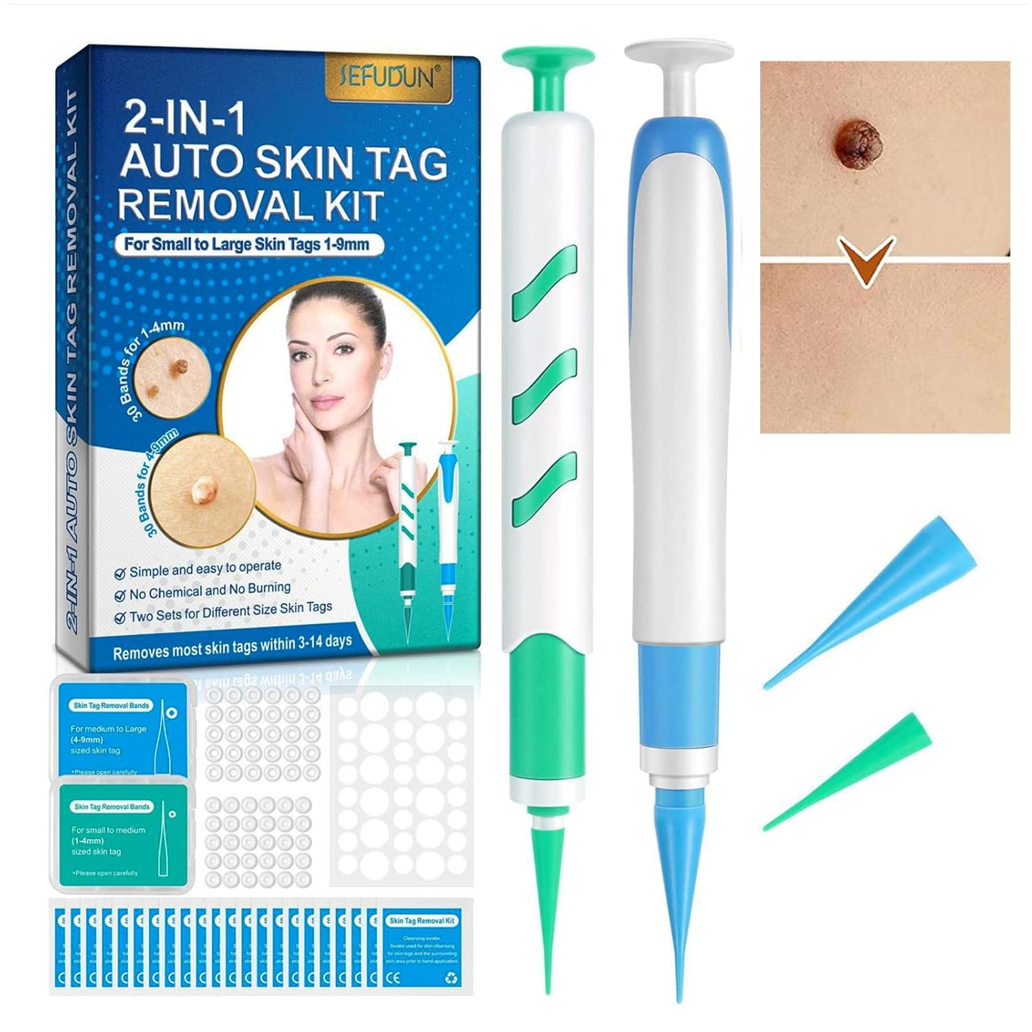 FlawFix™ | Stielwarzen Entfernungsset