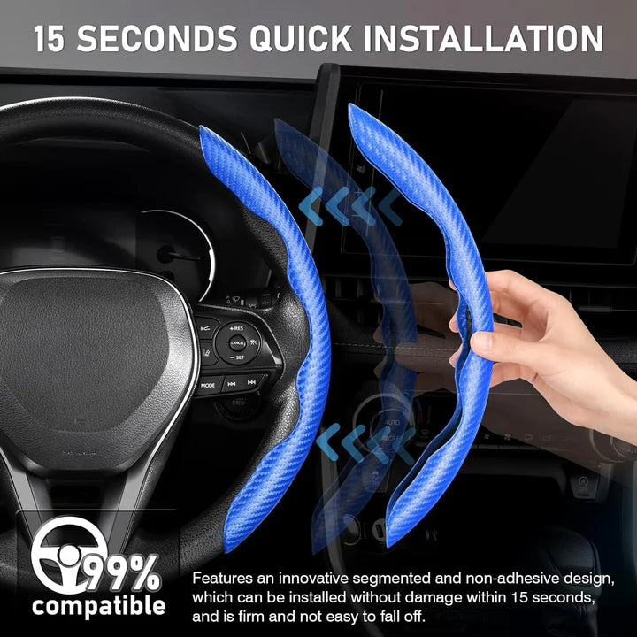 ﻿﻿Auto Lenkradabdeckung™ | Ultradünnes Design | Rutschfest | Schweißresistent