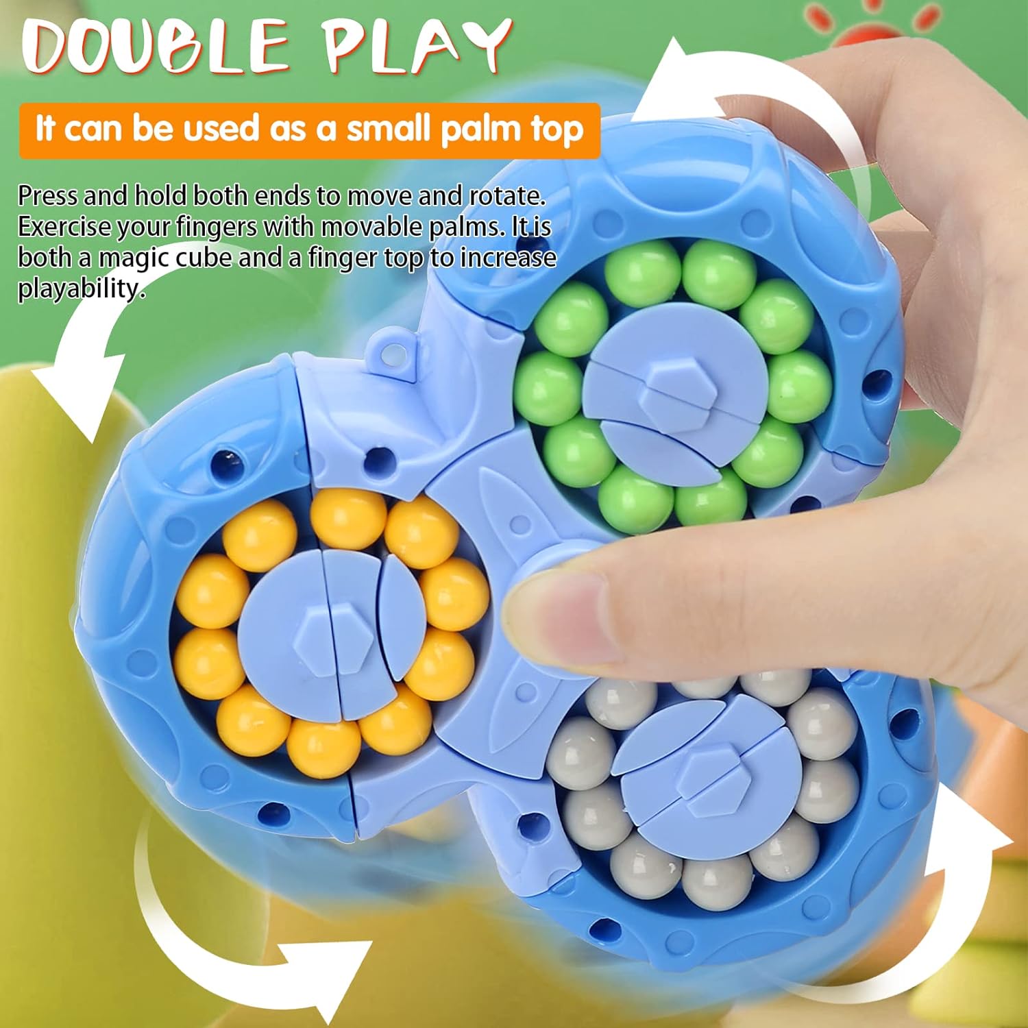 Magic Bean Gyro™ - 2-in-1 Rubik's Würfel